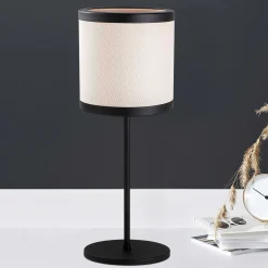 Emob Way Tischlampe | METALLGEHÄUSE | Schwarz, Weiß