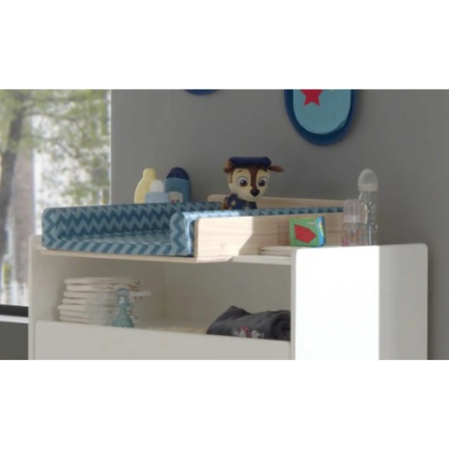 Wickelkommode 72x53x15 cm-Kiefernholz massiv