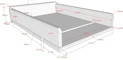 Vipack Wickeltisch mit Wickeltisch Forrest - 100x72,5x107,5cm - buche
