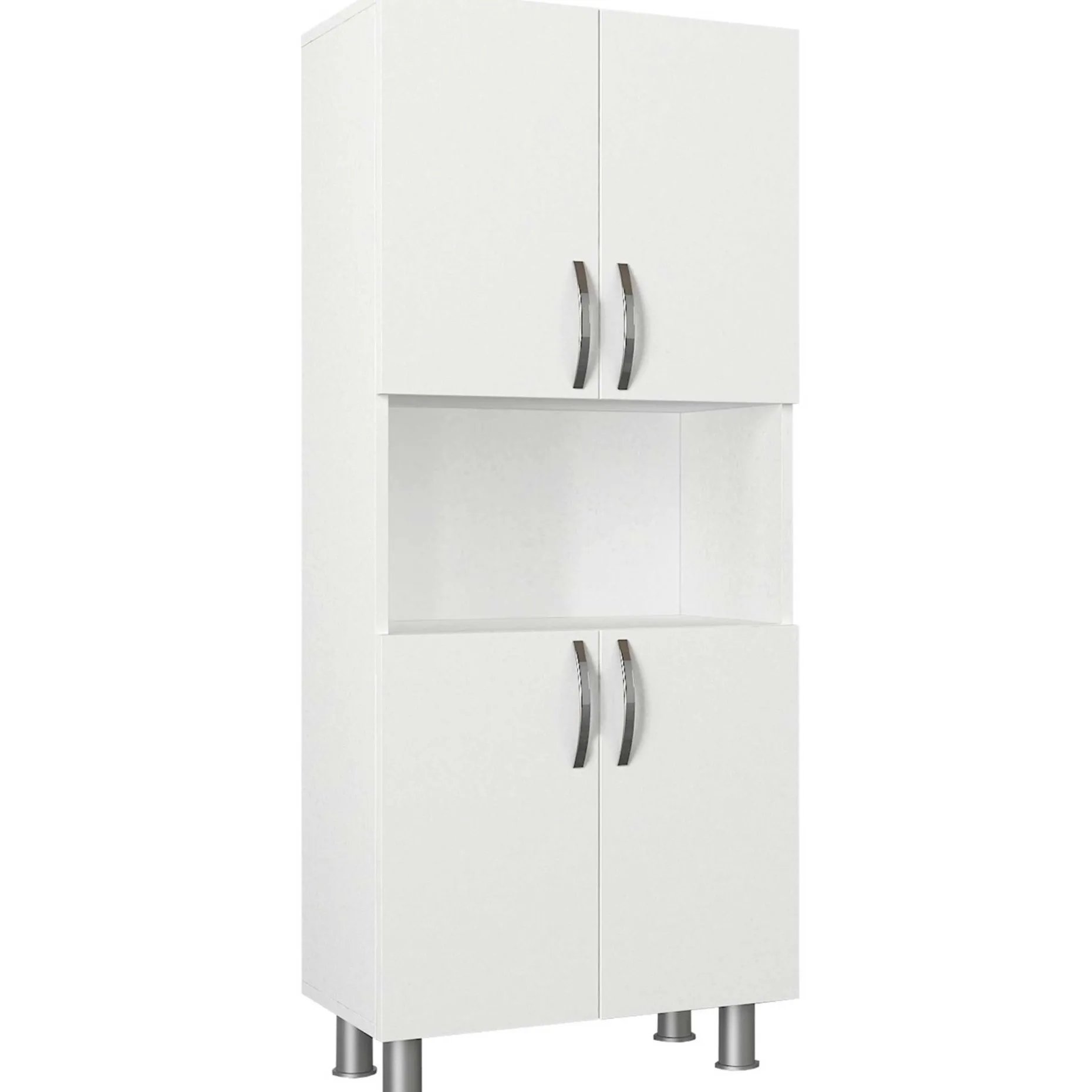 William Badezimmerschrank | 100 % MELAMIN | Weiß