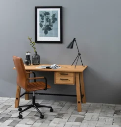 Emob Windsor Bürostuhl - verstellbar - Kunstleder cognac