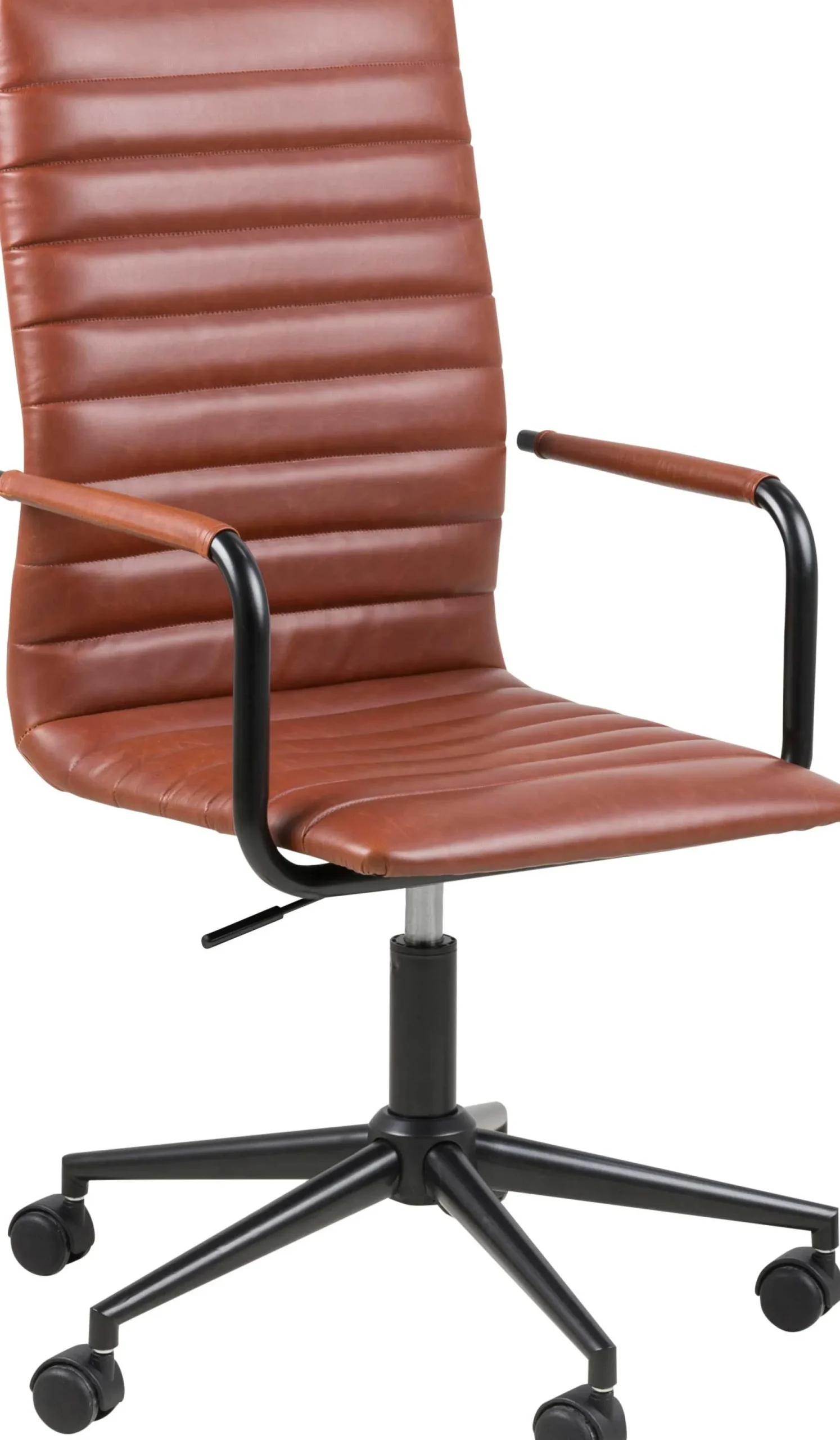 Emob Windsor Bürostuhl - verstellbar - Kunstleder cognac