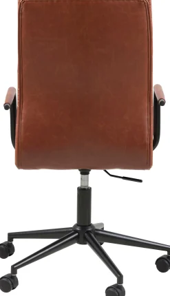 Emob Windsor Bürostuhl - verstellbar - Kunstleder cognac