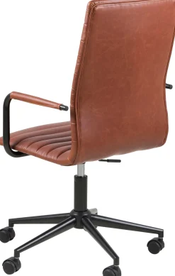 Emob Windsor Bürostuhl - verstellbar - Kunstleder cognac