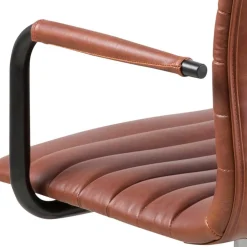 Emob Windsor Bürostuhl - verstellbar - Kunstleder cognac