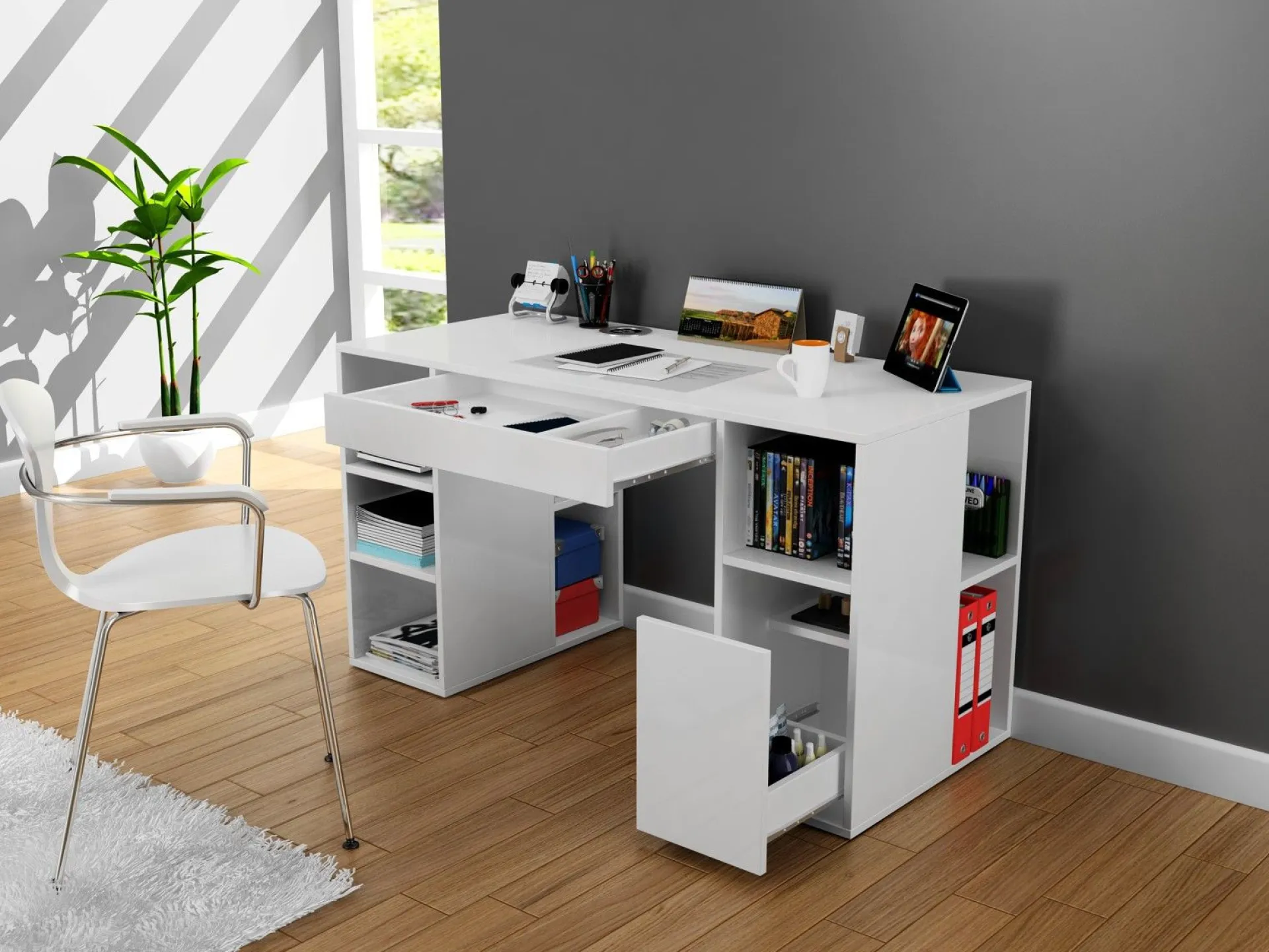 Emob Wood Fashion Study Desk | 18mm Dicke |