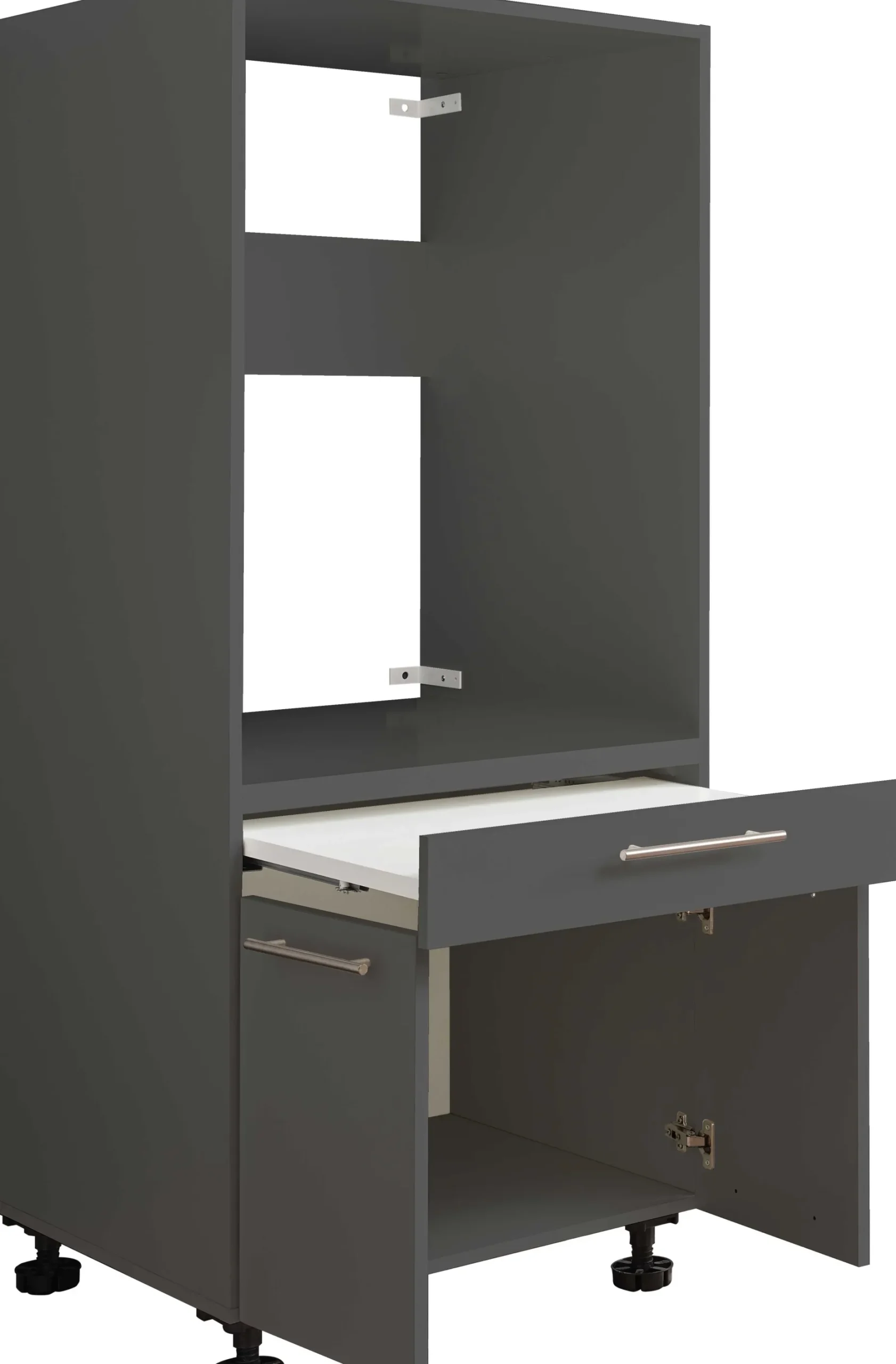 Wäscheschrank Laundreezy | 68 x 68 x 162 cm | Anthrazit