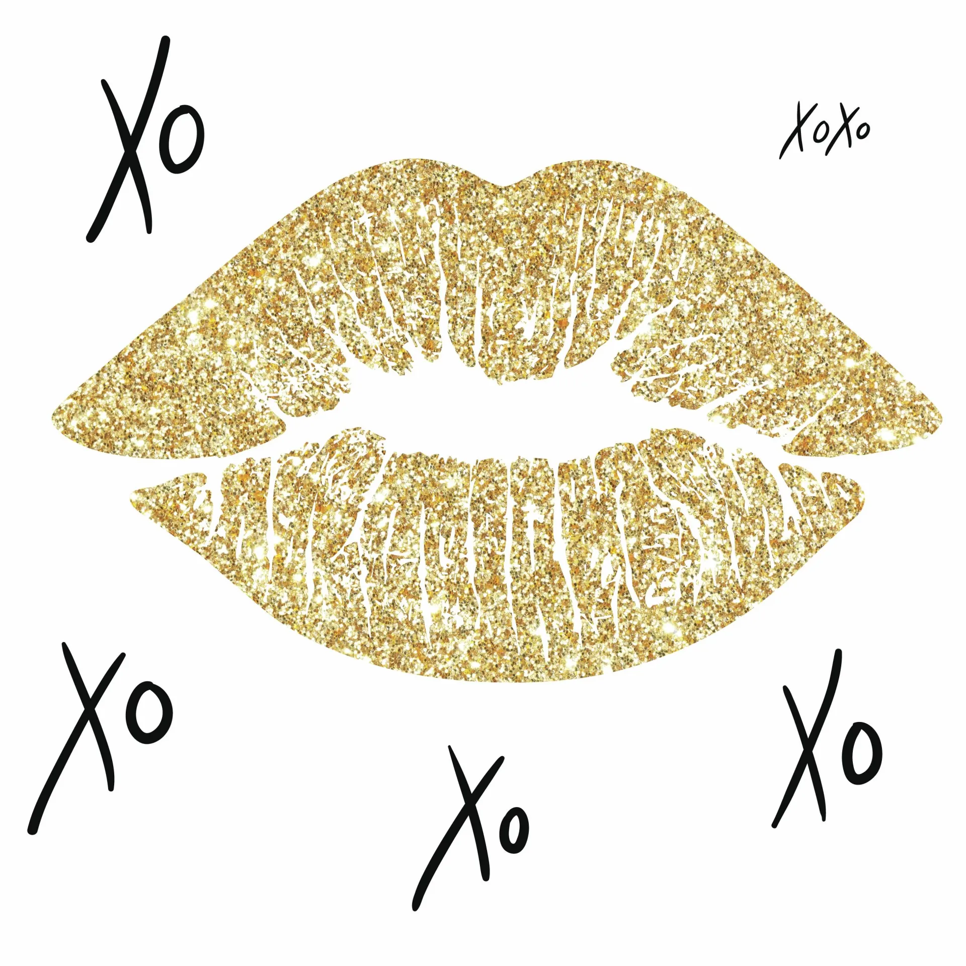 RoomMates Xoxo Lips