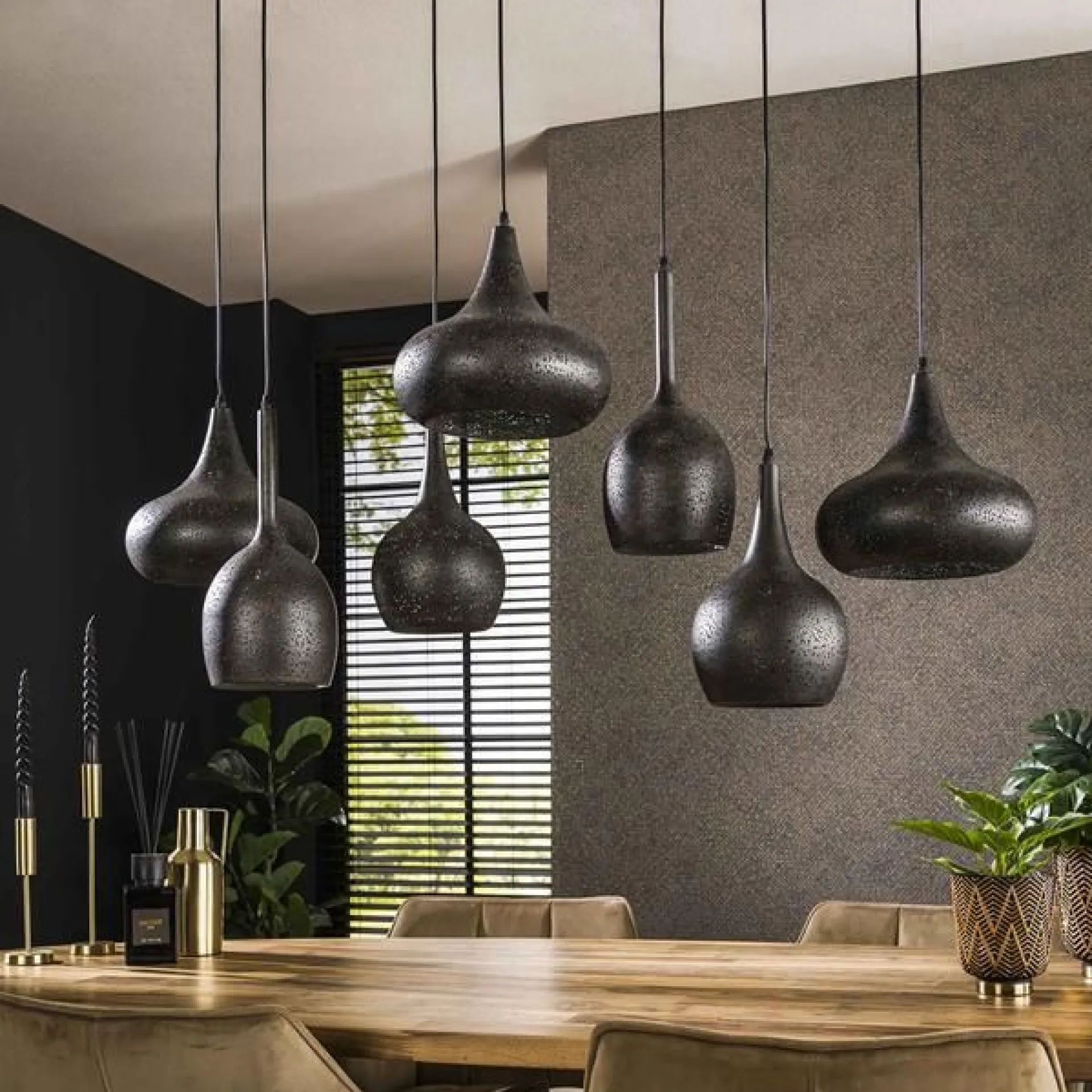 Emob Zeppos Hängeleuchte 120 cm-Artic