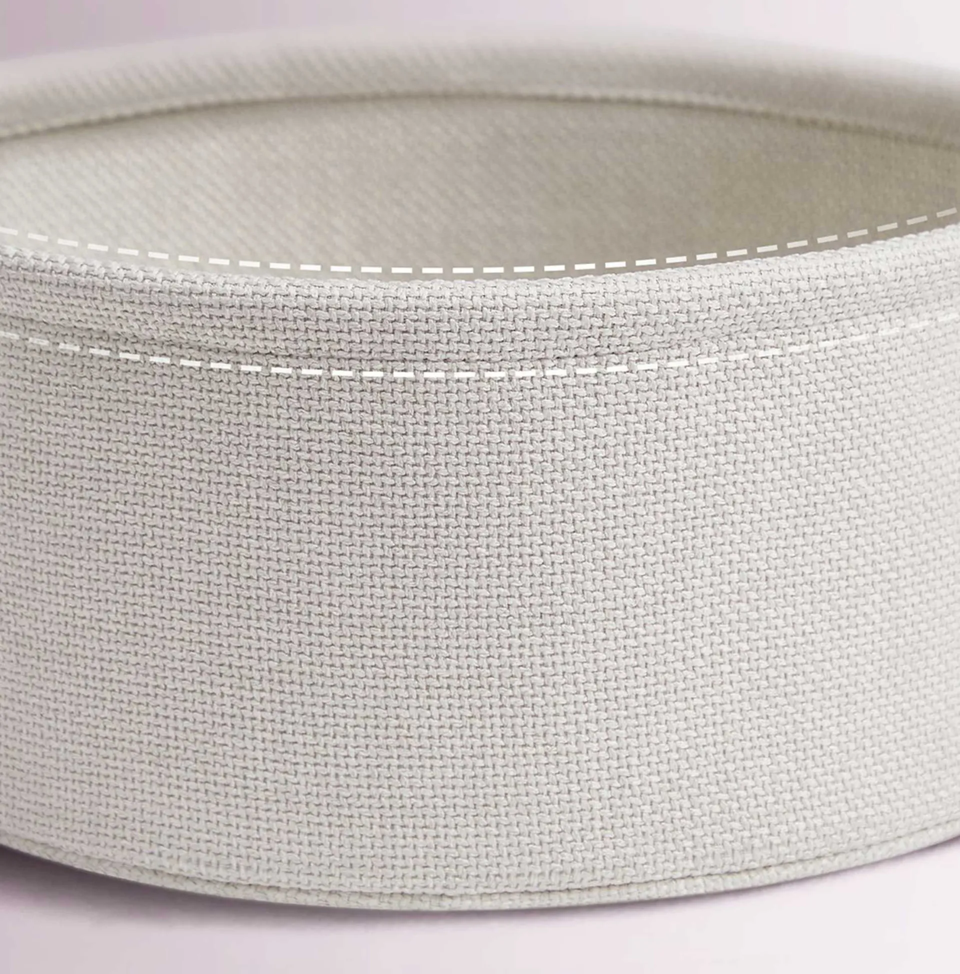 Vasagle Zoë Beistelltisch mit Korb ø45cm - /weiß