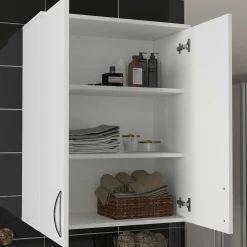 Zoe Badezimmerschrank | 100 % MELAMIN | Weiß