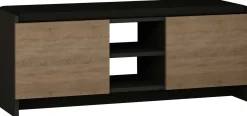 Zulla Schuhschrank | 100% MELAMIN | Anthrazit, Eiche